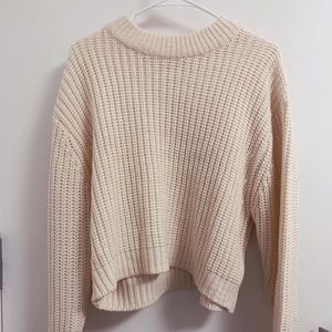 Oak + Fort ivory sweater NEW